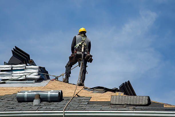 Professional Roofing technician working in Pike, NH